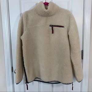 L.L.Bean Signature Sherpa Fleece Pullover Sz Med